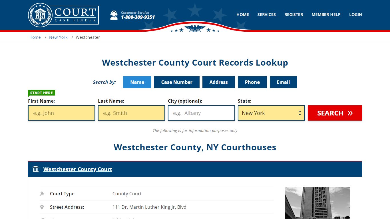 Westchester County Court Records | NY Case Lookup
